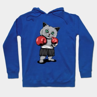 Cat Boxer Hoodie